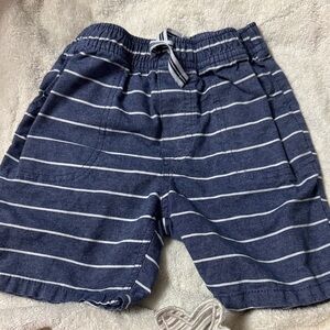 Nautica Navy Striped Kids Shorts